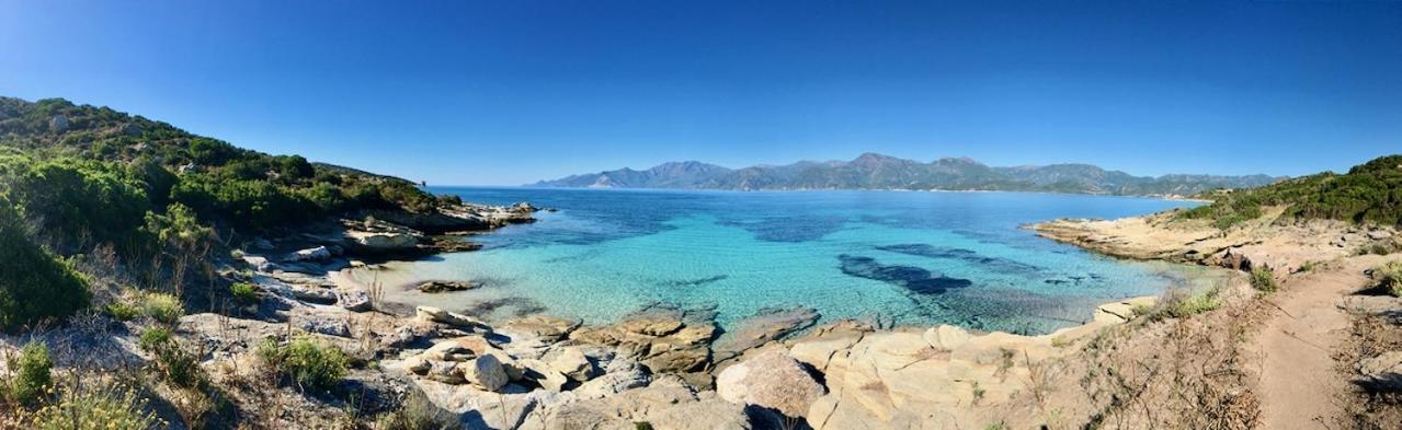 Studio, Vue Sur Mer Et Montagne Saint-Florent  Esterno foto
